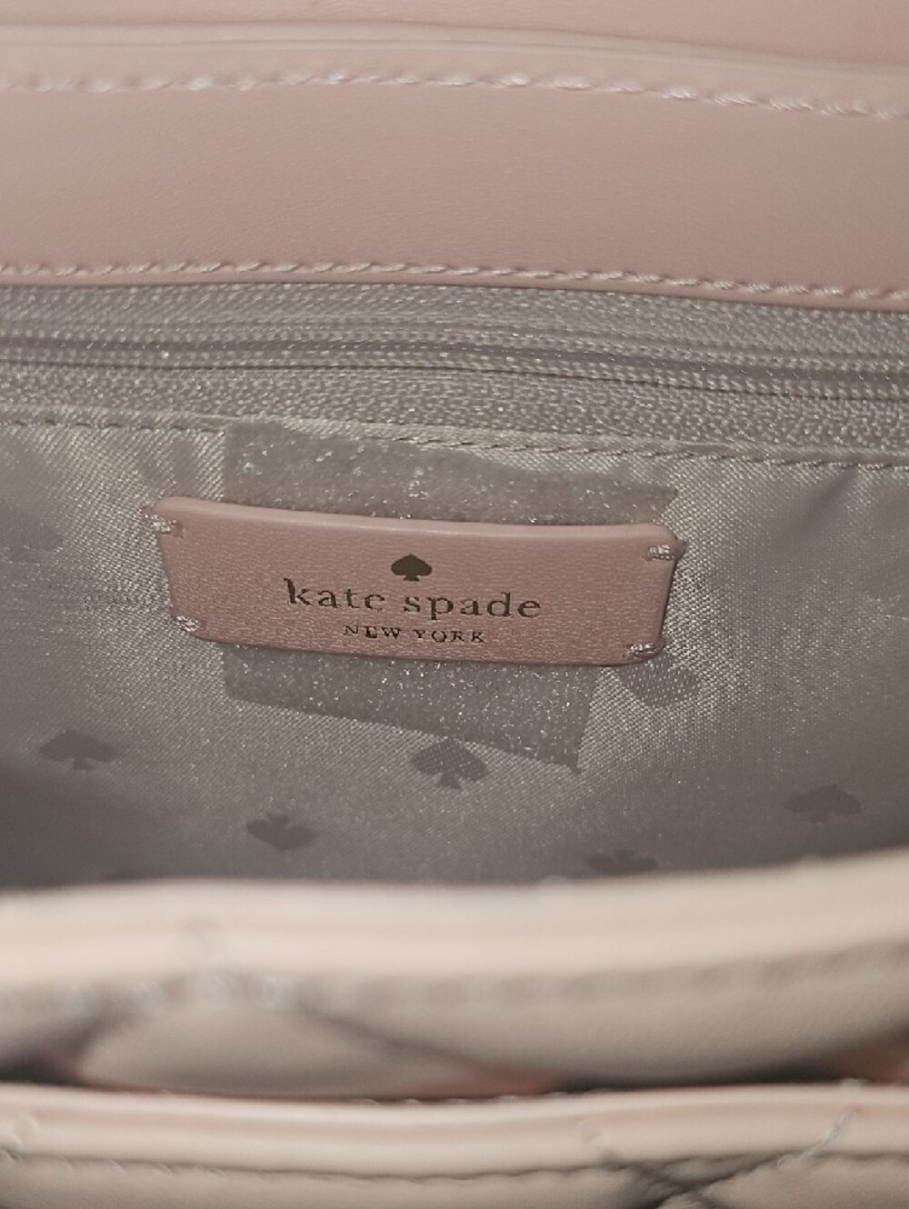 kate spade Quilted Light Pink Chain-Shoulder Crossbody - Picture 5 of 9